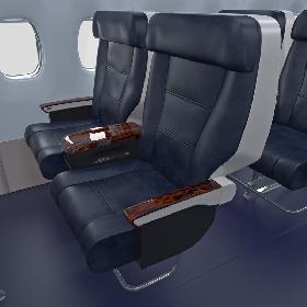 3D First Class Passenger Cabin